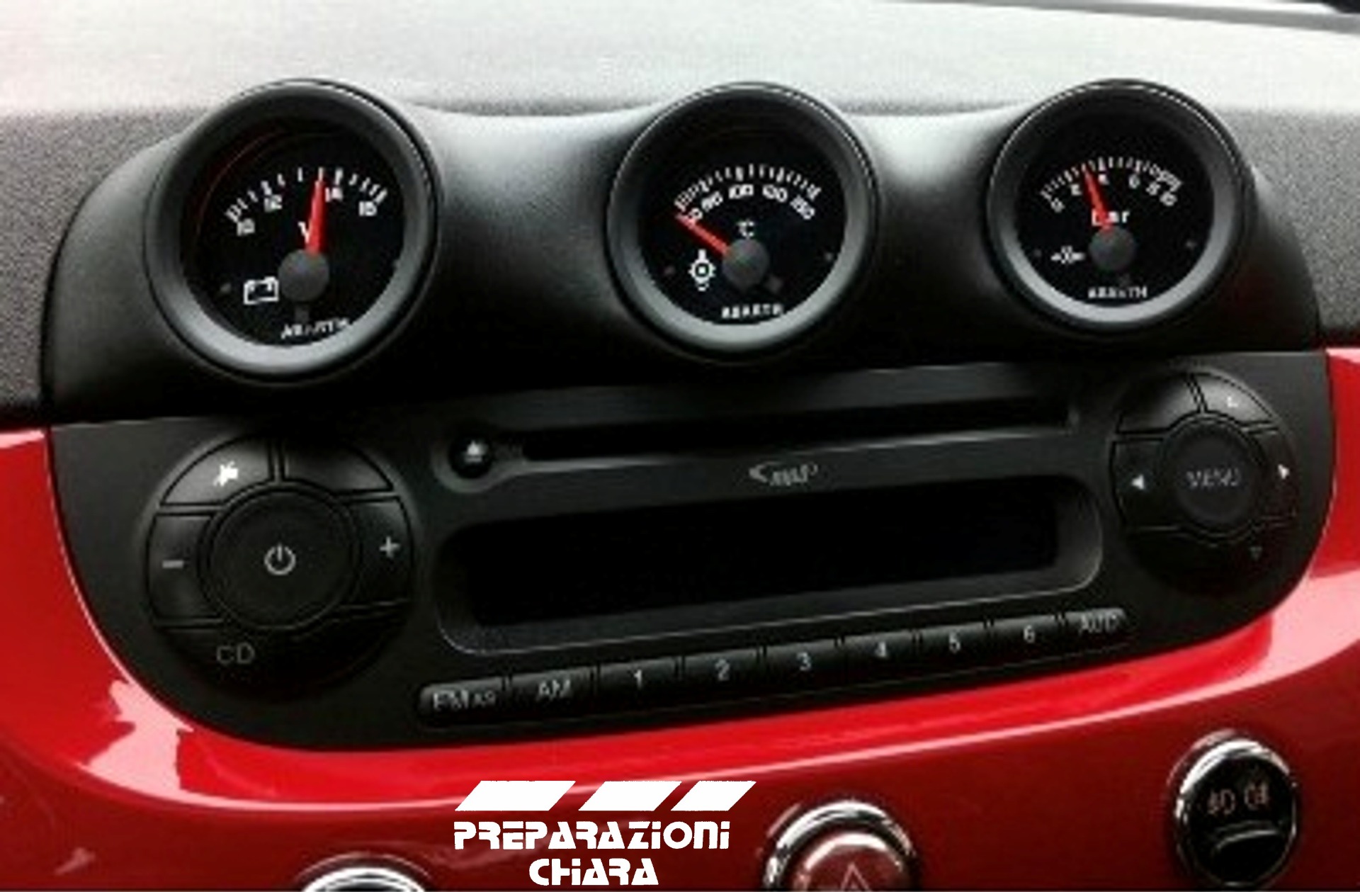 SUPPORTO PER 2 MANOMETRI CARBON LOOK - Top Racing Point